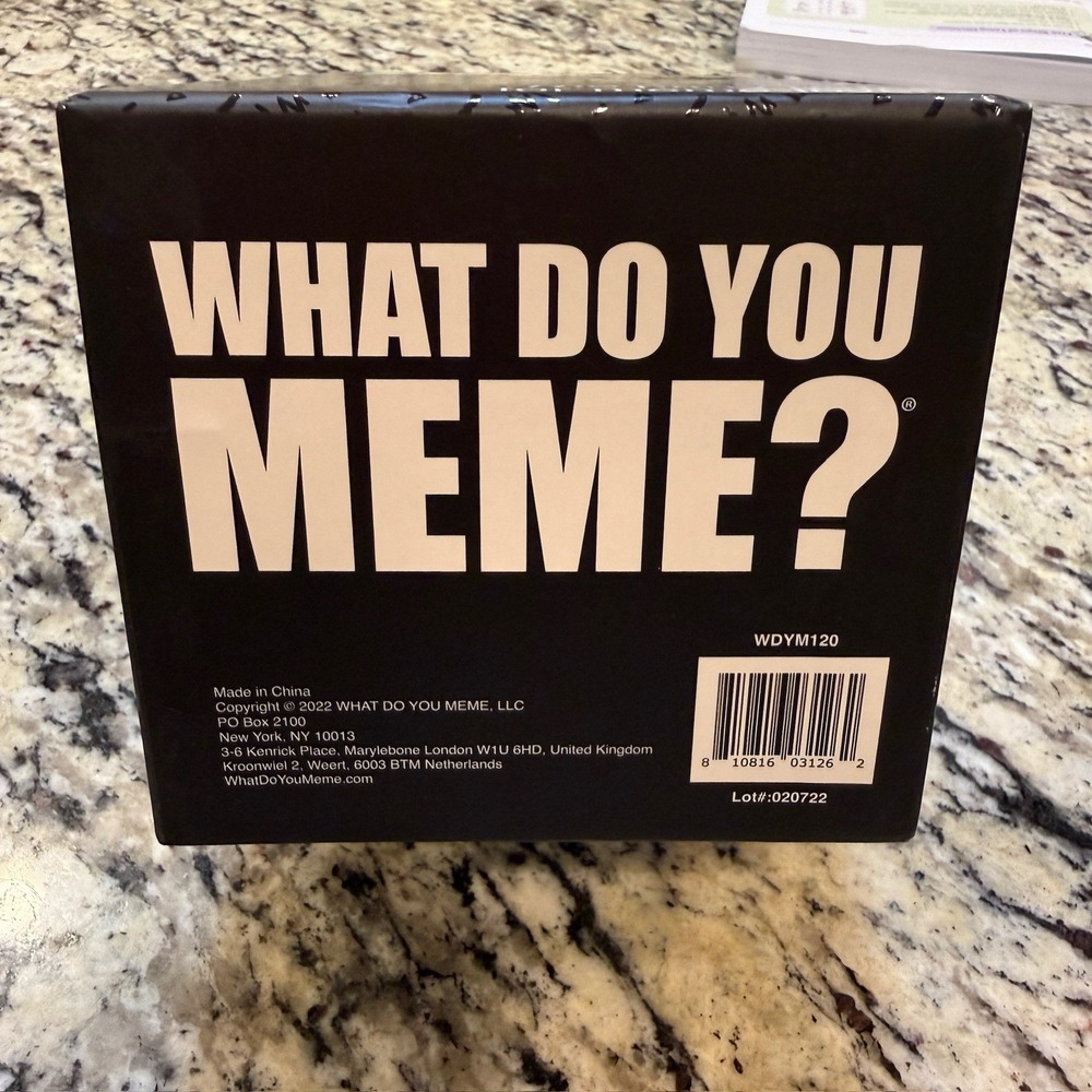 What Do You Meme? Party Game Bigger Better Edition Way More Fresh NEW
